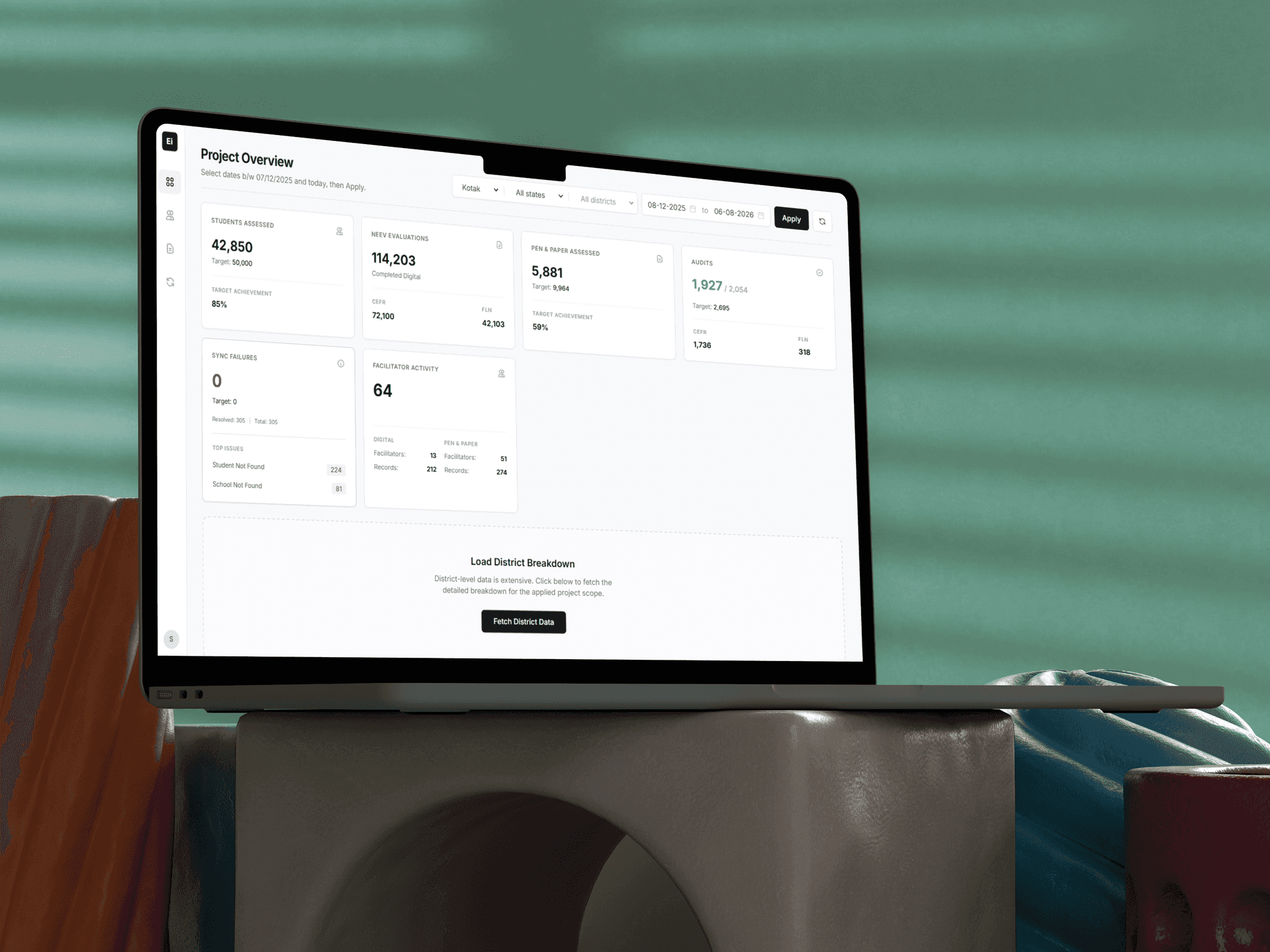 Cover image for Assessments Monitoring System